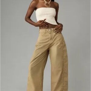 Anthropologie THE KENNA MID-RISE HERITAGE BARREL TROUSERS